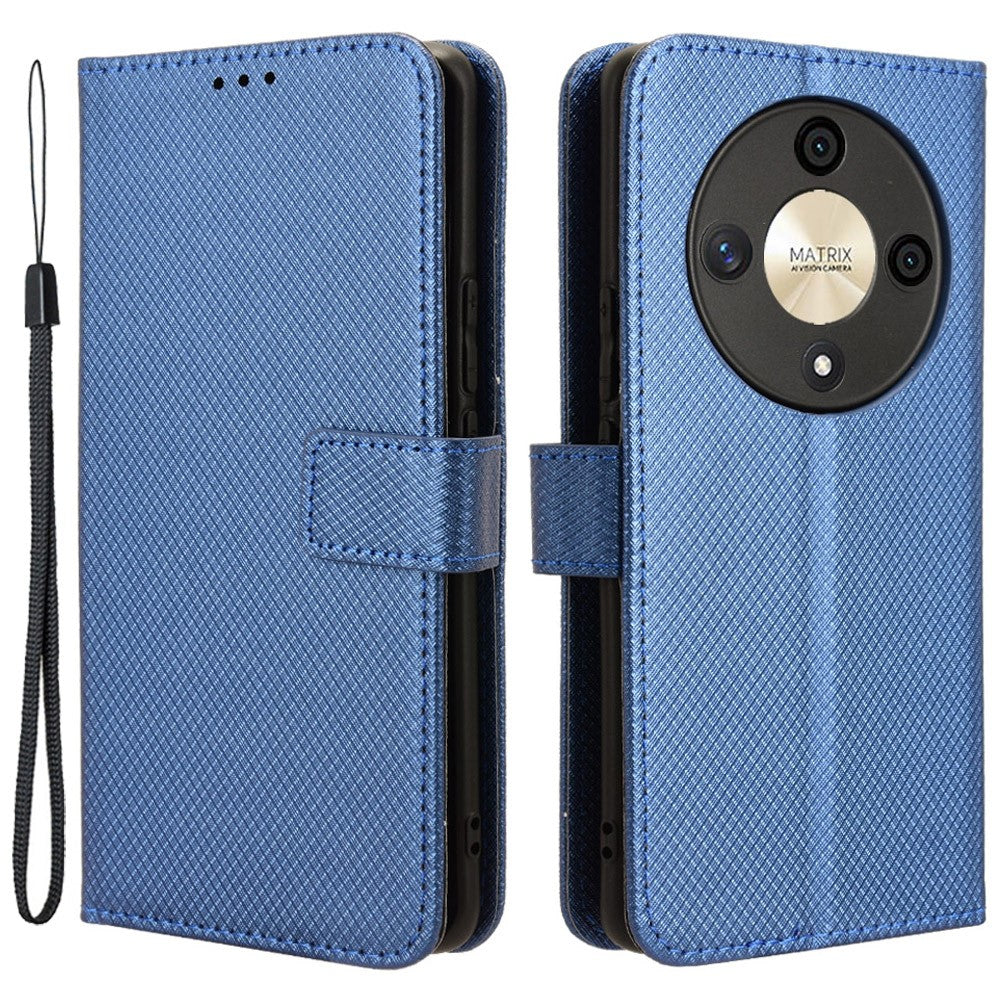 For Honor Magic6 Lite 5G / X9b 5G / X50 Case Wallet Diamond Texture Leather Phone Cover