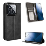 For Xiaomi 14 Case Magnetic Auto Closing Retro Leather Phone Cover