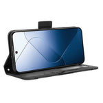For Xiaomi 14 Leather Case Multiple Card Slots Phone Stand Cover