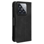 For Xiaomi 14 Leather Case Multiple Card Slots Phone Stand Cover
