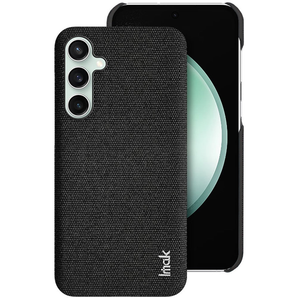IMAK Ruiyi Series for Samsung Galaxy S23 FE Case Cloth Texture Leather Coated PC Cover