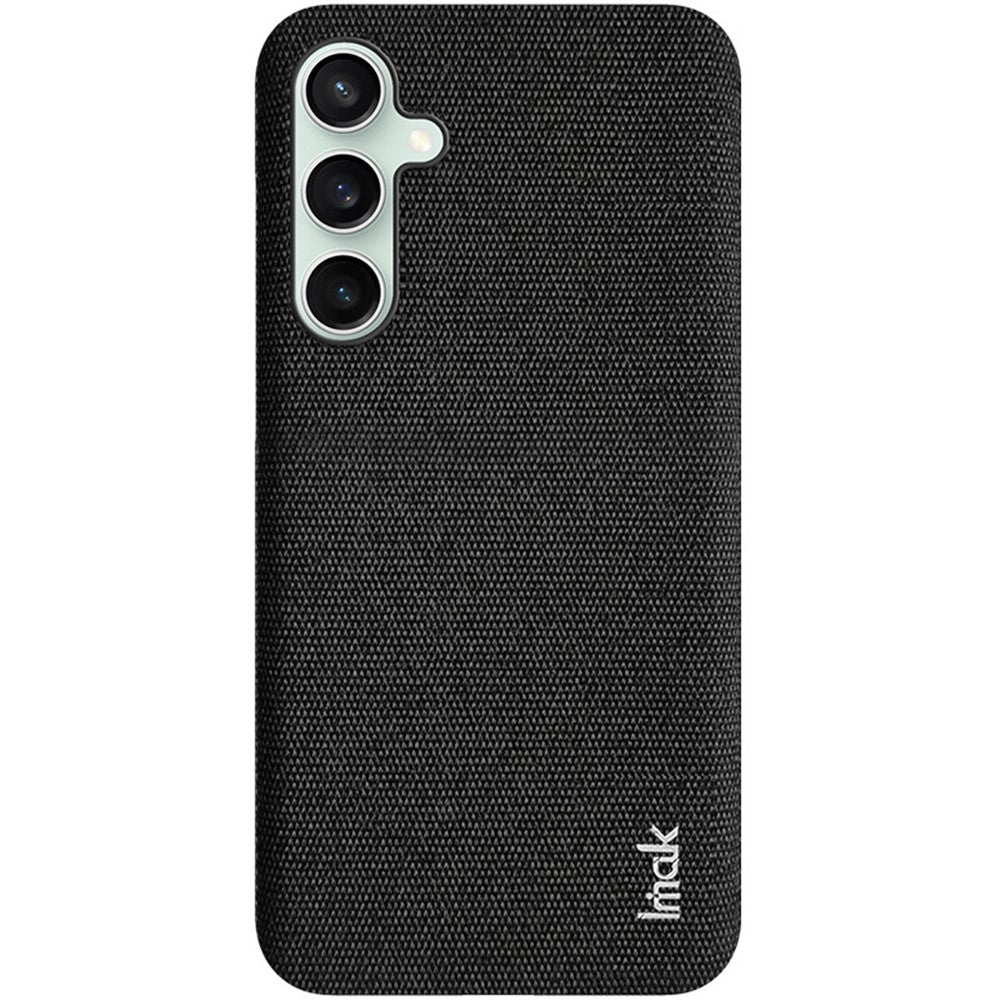 IMAK Ruiyi Series for Samsung Galaxy S23 FE Case Cloth Texture Leather Coated PC Cover