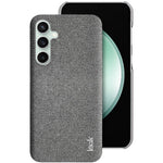 IMAK Ruiyi Series for Samsung Galaxy S23 FE Case Cloth Texture Leather Coated PC Cover