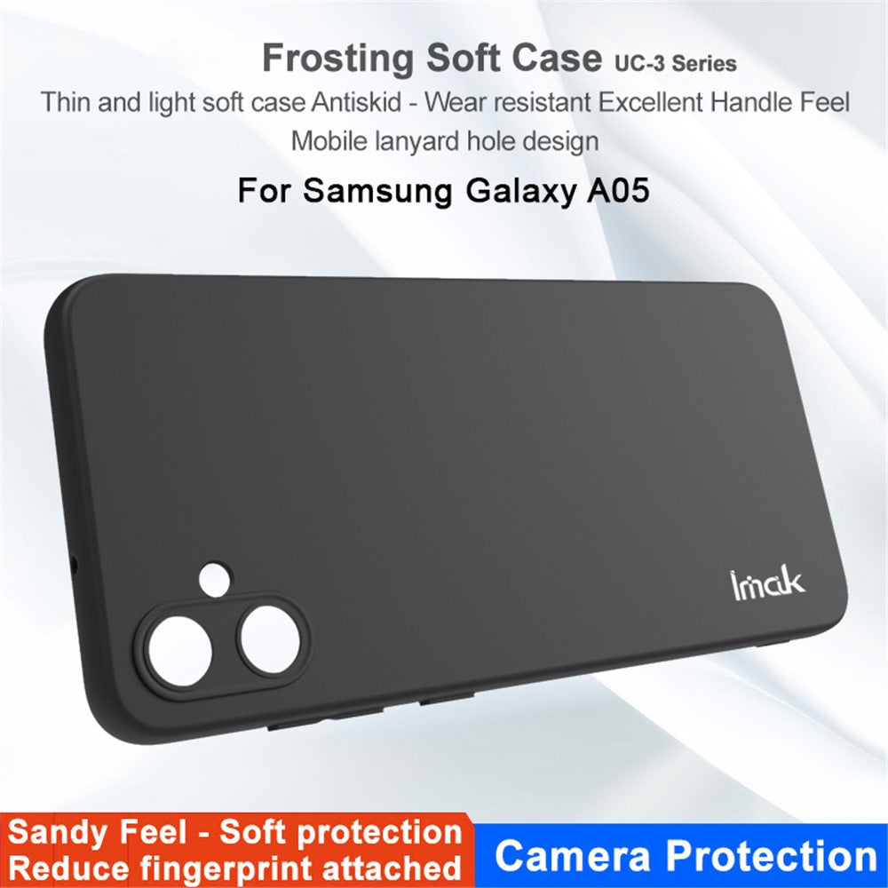 IMAK UC-3 Series til Samsung Galaxy A05 4G Mat Telefoncover Blødt TPU Beskyttelsescover