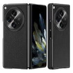 For Oppo Find N3 5G / OnePlus Open Case PU Leather Coated Hard PC Anti-Drop Phone Cover