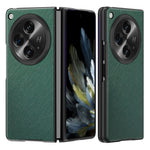 For Oppo Find N3 5G / OnePlus Open Case Cross Texture Rubberized PU Leather+ PC Smart Phone Cover