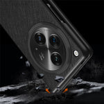 For Oppo Find N3 5G / OnePlus Open Case Cross Texture Rubberized PU Leather+ PC Smart Phone Cover