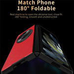 For Oppo Find N3 5G / OnePlus Open Case Cross Texture Rubberized PU Leather+ PC Smart Phone Cover