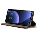 CASEME 013-serien PU-lædercover til Xiaomi 13T / 13T Pro / Redmi K60 Ultra, folio-etui med stativfunktion, mobilcover