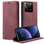 CASEME 013-serien PU-lædercover til Xiaomi 13T / 13T Pro / Redmi K60 Ultra, folio-etui med stativfunktion, mobilcover