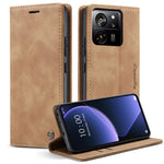 CASEME 013-serien PU-lædercover til Xiaomi 13T / 13T Pro / Redmi K60 Ultra, folio-etui med stativfunktion, mobilcover