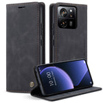 CASEME 013-serien PU-lædercover til Xiaomi 13T / 13T Pro / Redmi K60 Ultra, folio-etui med stativfunktion, mobilcover