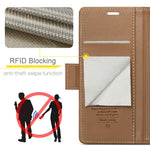 Læderetui til Xiaomi 13T / 13T Pro / Redmi K60 Ultra, CASEME 023 RFID-blokerende mobilcover med 3 kortpladser