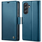 Läderfodral för Samsung Galaxy S23 FE CASEME 023 RFID-blockerande mobilskal med 3 kortplatser