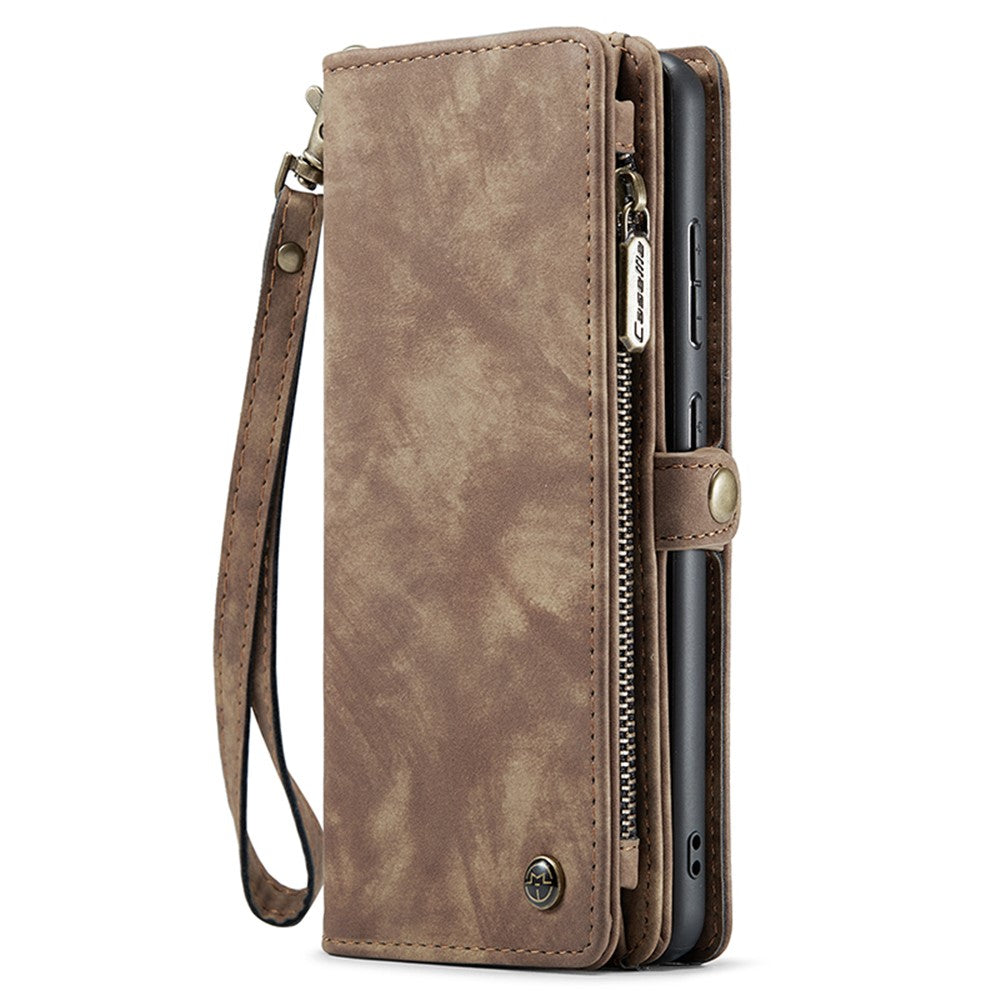 For Samsung Galaxy S23 FE Phone Cases CASEME 008 Leather Cover with Detachable Wallet and Strap
