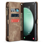 For Samsung Galaxy S23 FE Phone Cases CASEME 008 Leather Cover with Detachable Wallet and Strap