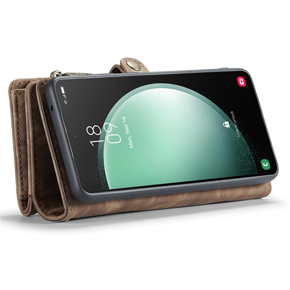 For Samsung Galaxy S23 FE Phone Cases CASEME 008 Leather Cover with Detachable Wallet and Strap
