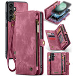 For Samsung Galaxy S23 FE Phone Cases CASEME 008 Leather Cover with Detachable Wallet and Strap