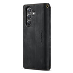 For Samsung Galaxy S23 FE Phone Cases with Strap CASEME C30 Zipper Multiple Card Holder PU Leather Cover
