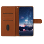 For Oppo A18 4G Case Imprinted Rhombus Mobile Phone Stand Wallet Cover