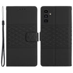 Til Samsung Galaxy A15 5G Etui Præget Rhombus Pung Stativ Cover