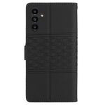 Til Samsung Galaxy A15 5G Etui Præget Rhombus Pung Stativ Cover