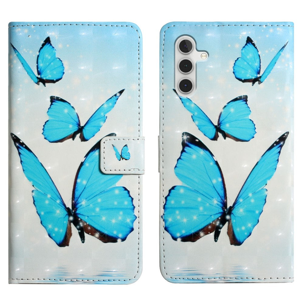 For Samsung Galaxy A05s 4G Case 3D Pattern Printing Wallet Phone Cover