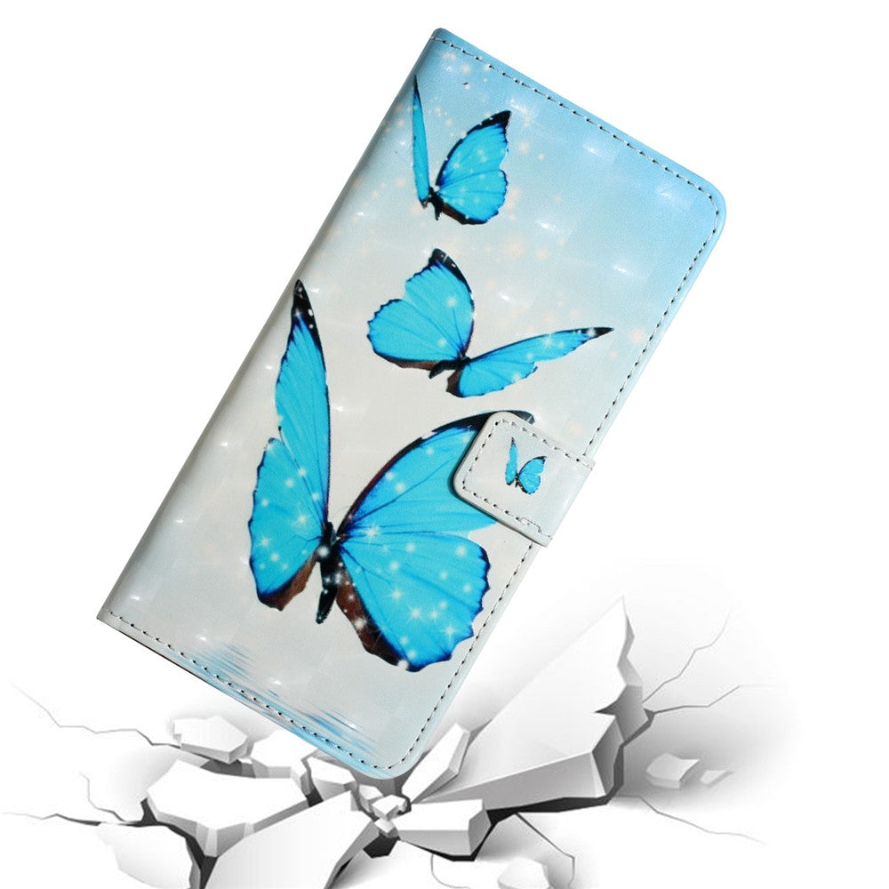 For Samsung Galaxy A05s 4G Case 3D Pattern Printing Wallet Phone Cover