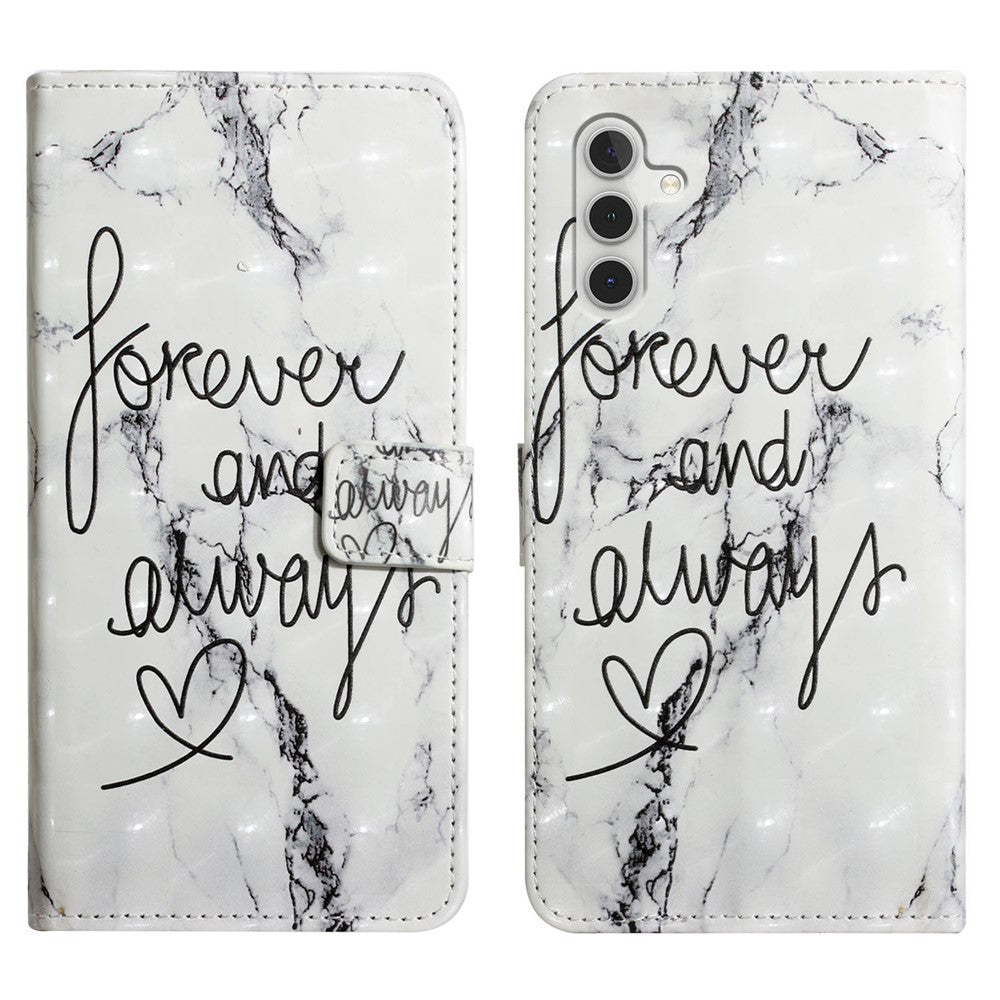For Samsung Galaxy A05s 4G Case 3D Pattern Printing Wallet Phone Cover
