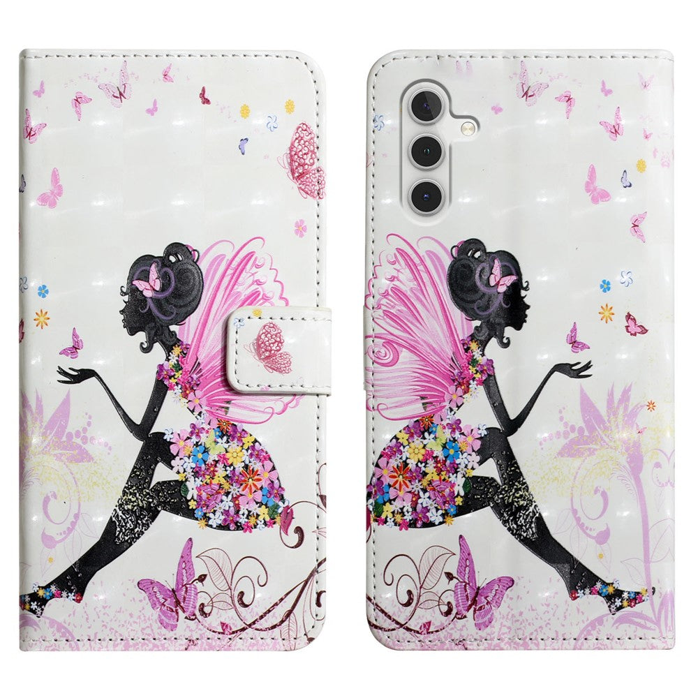 For Samsung Galaxy A05s 4G Case 3D Pattern Printing Wallet Phone Cover