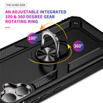 For Samsung Galaxy A05 4G Case Ring Kickstand TPU+PC Drop-proof Phone Cover