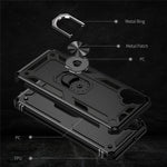 For Samsung Galaxy A05 4G Case Ring Kickstand TPU+PC Drop-proof Phone Cover