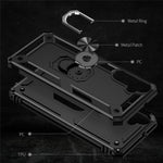 Til Samsung Galaxy A05s 4G Cover Ring Kickstand Anti-fald TPU+PC Telefoncover