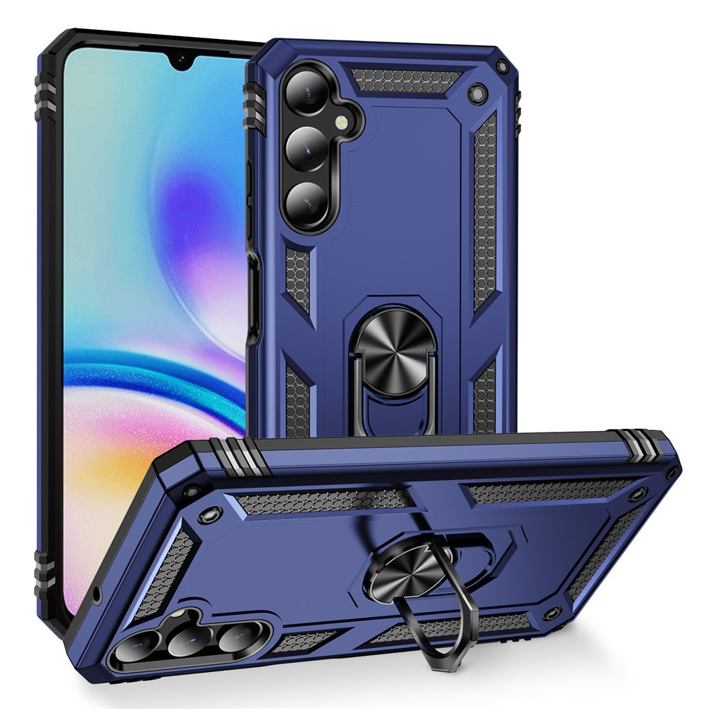 Til Samsung Galaxy A05s 4G Cover Ring Kickstand Anti-fald TPU+PC Telefoncover