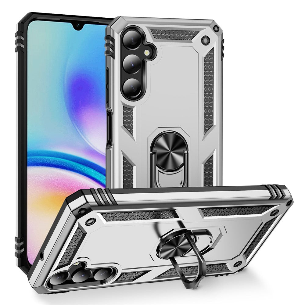 Til Samsung Galaxy A05s 4G Cover Ring Kickstand Anti-fald TPU+PC Telefoncover