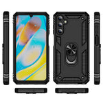 Til Samsung Galaxy A15 5G Cover PC+TPU Stødsikkert Telefoncover med Støttefod