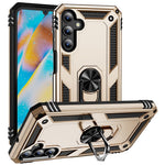 Til Samsung Galaxy A15 5G Cover PC+TPU Stødsikkert Telefoncover med Støttefod