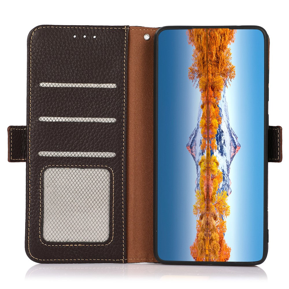 KHAZNEH For Xiaomi 14 Ultra Case Wallet Stand Litchi Texture Phone Cover
