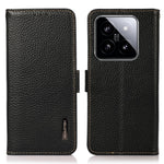 KHAZNEH For Xiaomi 14 Ultra Case Wallet Stand Litchi Texture Phone Cover