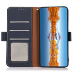 KHAZNEH For Xiaomi 14 Case Magnetic Clasp enuine Cow Leather Wallet Cover