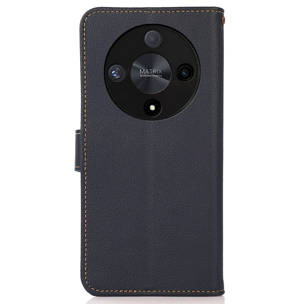 KHAZNEH For Honor X9a 5G / X40 5G / Magic5 Lite 5G Case Wallet Stand Genuine Cow Leather Cover
