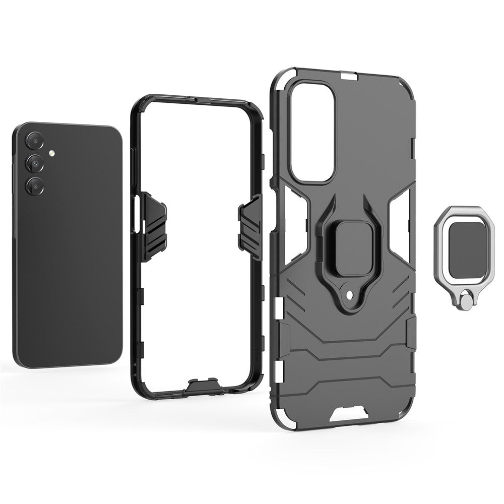 Til Samsung Galaxy A15 4G Kickstand-cover med ringholder