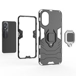 Oppo A38 4G Fodral Ring Hållare Stativ Skyddande Mobilmobilfodral