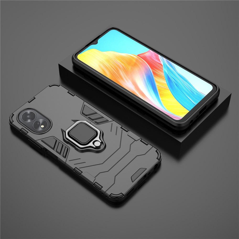 Oppo A38 4G Fodral Ring Hållare Stativ Skyddande Mobilmobilfodral
