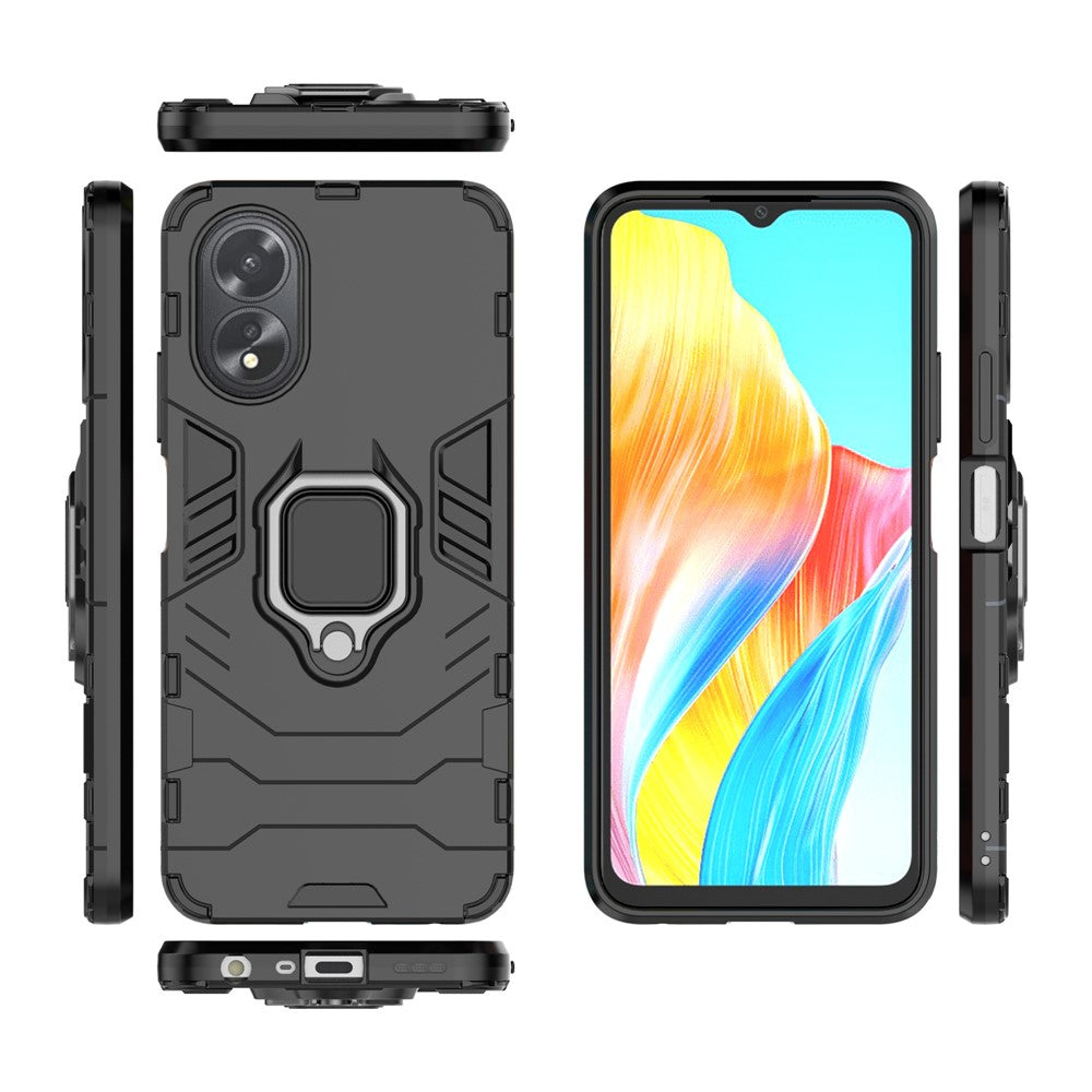 Oppo A38 4G Fodral Ring Hållare Stativ Skyddande Mobilmobilfodral