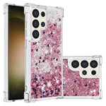 Samsung Galaxy S24 Ultra TPU-skal Glitter Quicksand Stötsäkert mobilbaksida