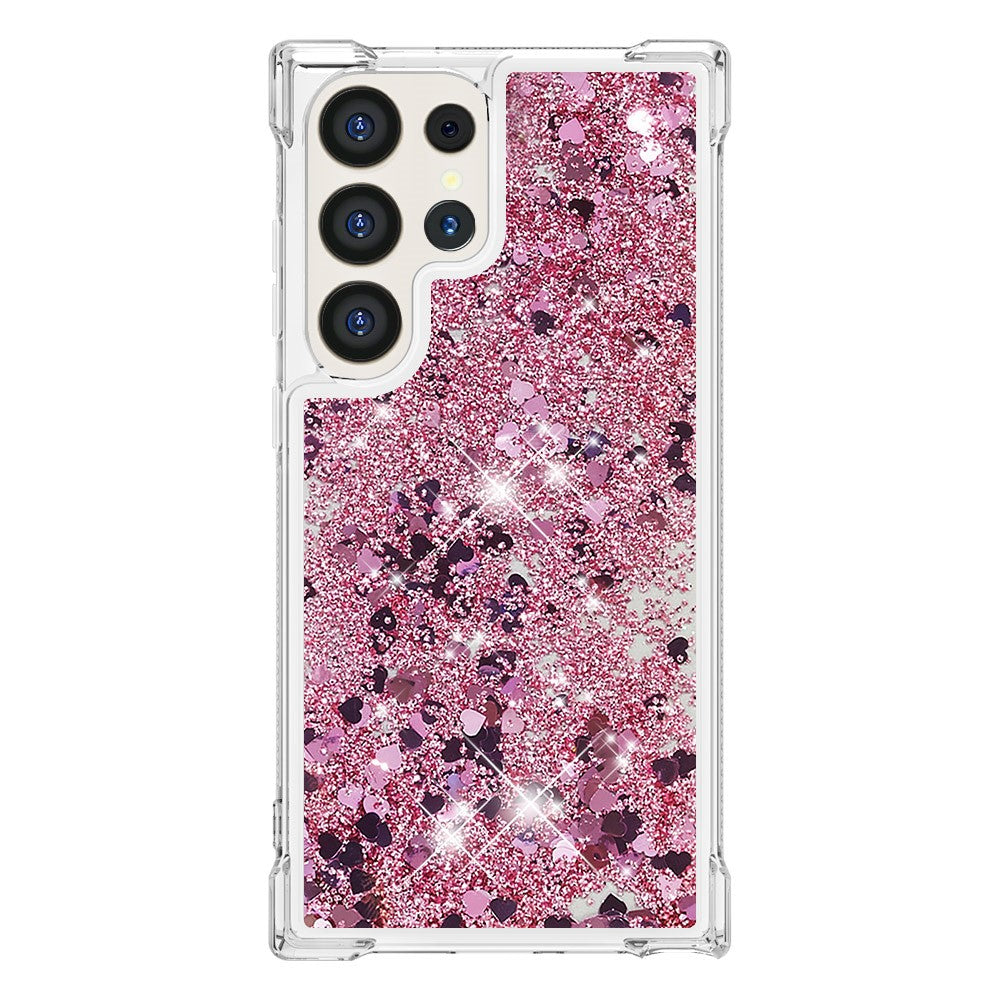 Samsung Galaxy S24 Ultra TPU-skal Glitter Quicksand Stötsäkert mobilbaksida