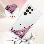 Samsung Galaxy S24 Ultra TPU-skal Glitter Quicksand Stötsäkert mobilbaksida