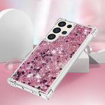 Samsung Galaxy S24 Ultra TPU-skal Glitter Quicksand Stötsäkert mobilbaksida