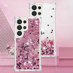 Samsung Galaxy S24 Ultra TPU-skal Glitter Quicksand Stötsäkert mobilbaksida